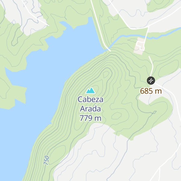 Map of Cabeza Arada