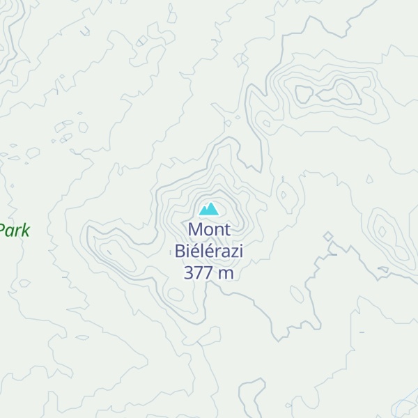 Map of Mont Biélérazi