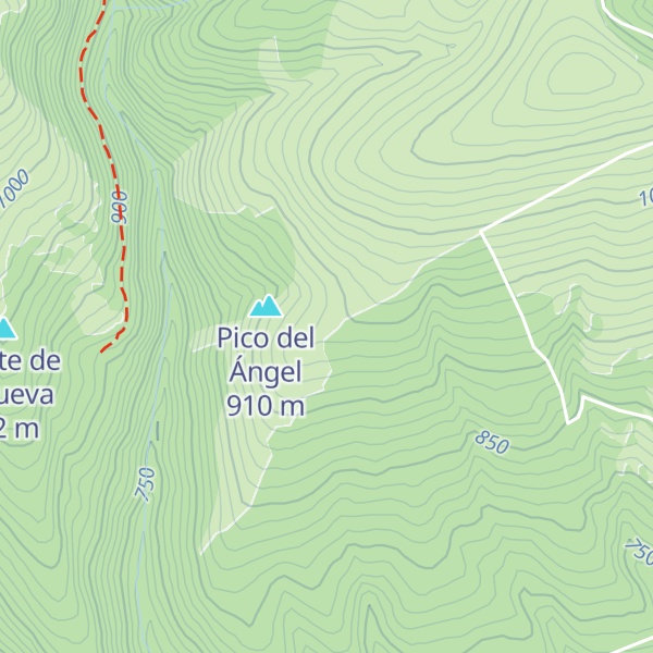 Map of Refugio del Pico del Ángel