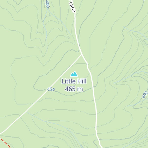 Map of Little Hill