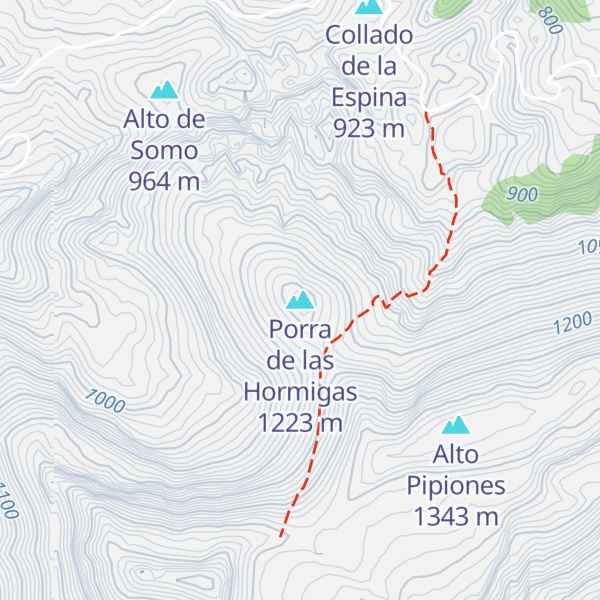Map of Porra de las Hormigas