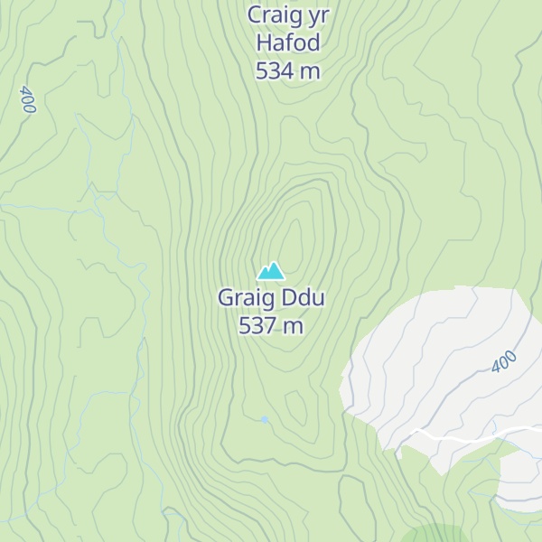Map of Graig Ddu