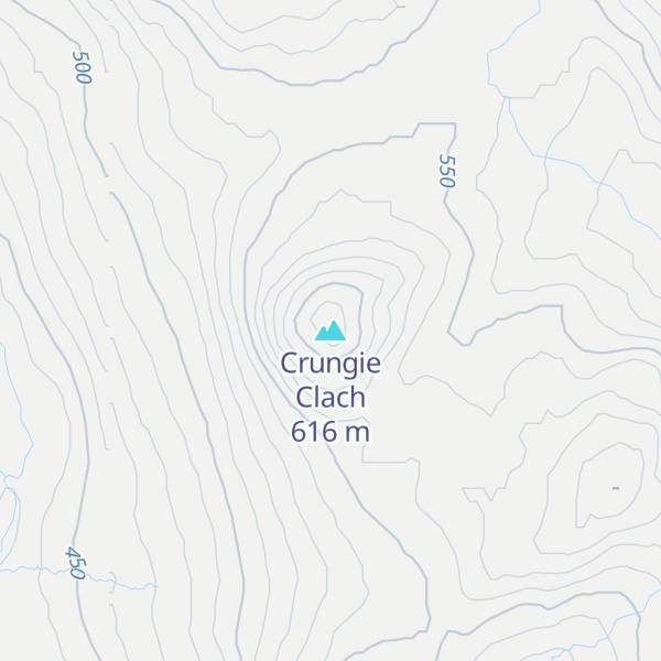 Map of Crungie Clach