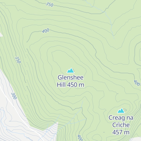 Map of Glenshee Hill