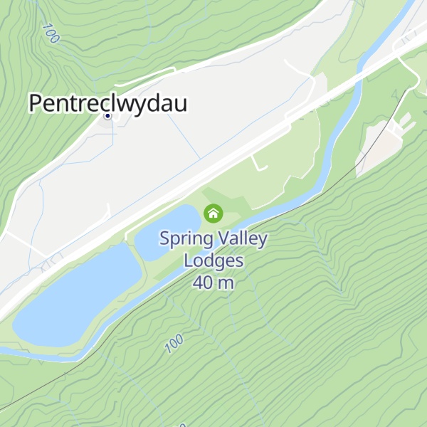 Map of Spring Valley Lodges