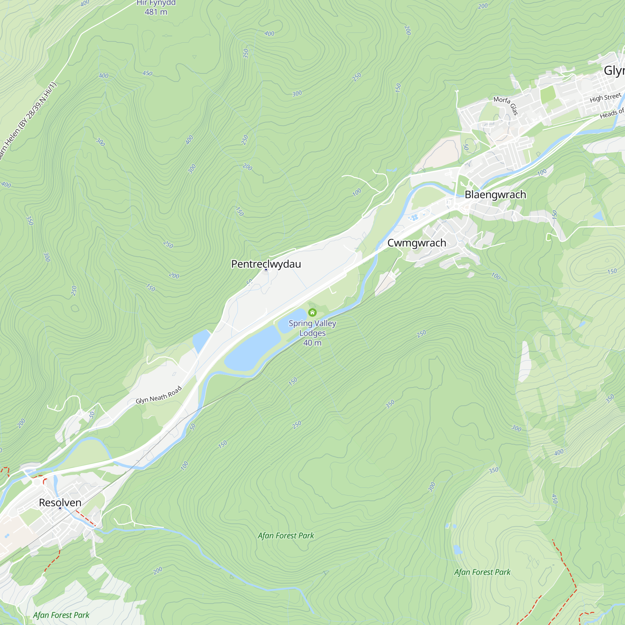 Spring Valley Lodges map