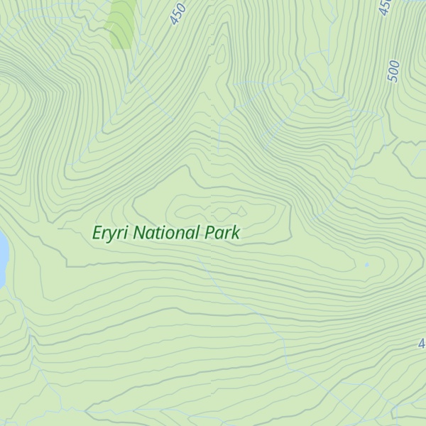 Map of Foel Hafod-fynydd
