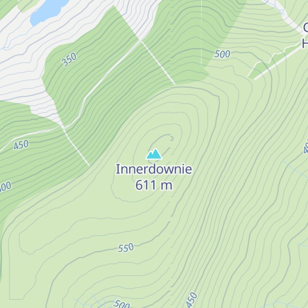 Map of Innerdownie