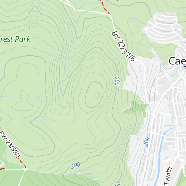 Map of Foel Y Dyffryn