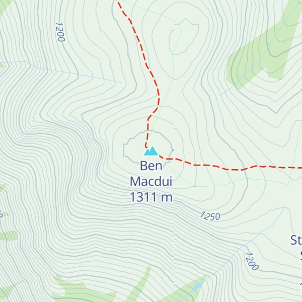 Map of Ben Macdui