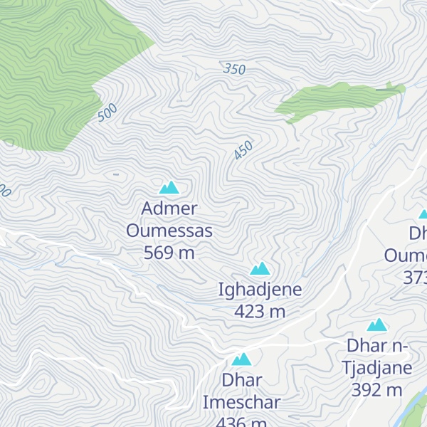 Map of Dhar Tassergha
