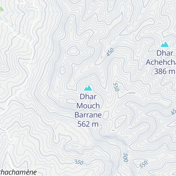 Map of Dhar Mouch Barrane