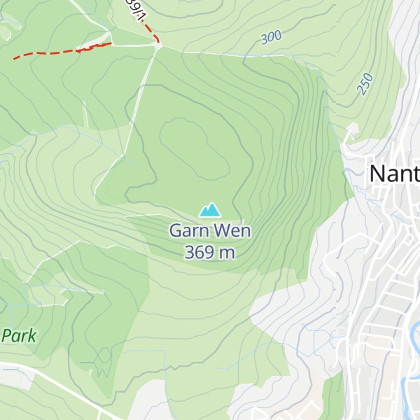 Map of Garn Wen