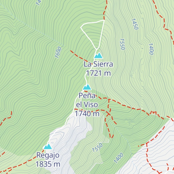 Map of Peña el Viso
