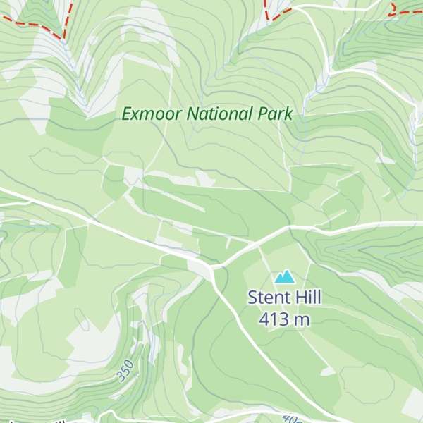 Map of Culbone Hill
