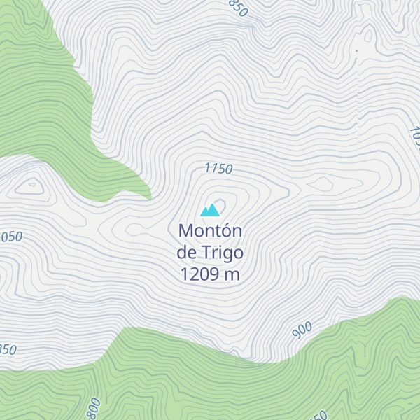 Map of Montón de Trigo