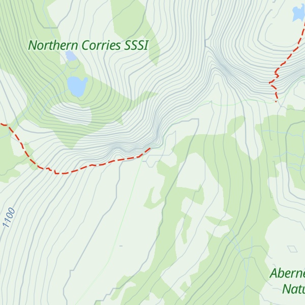 Map of Cairn Lochan
