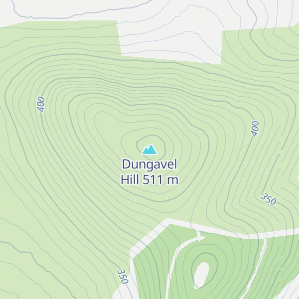 Map of Dungavel Hill
