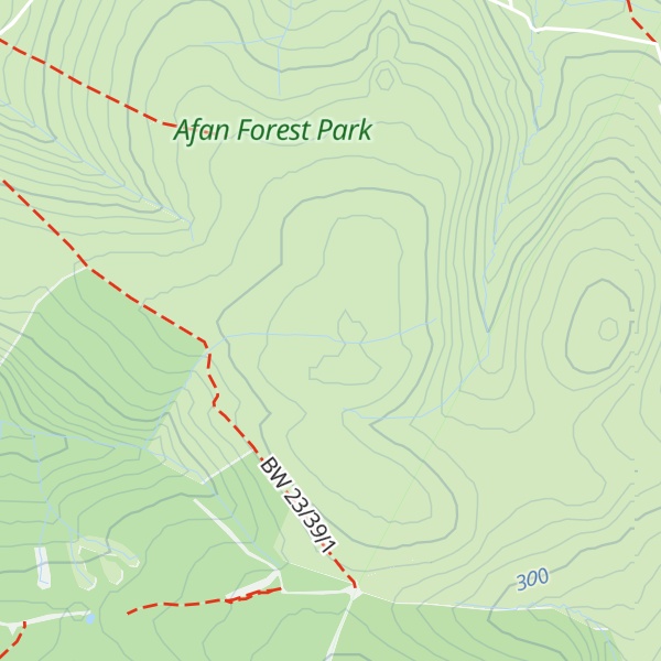 Map of Foel Trawsnant