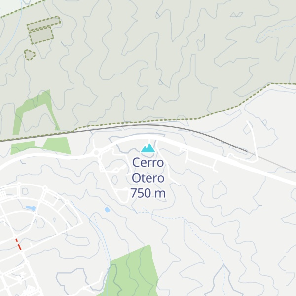 Map of Cerro Otero