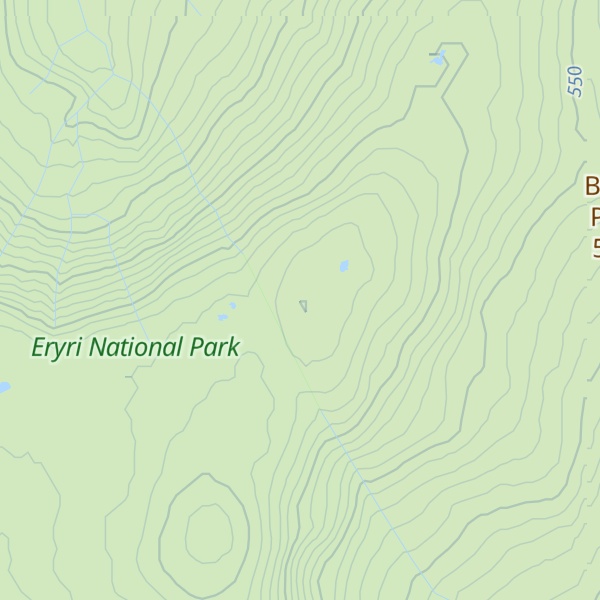Map of Waun Garnedd-y-filiast