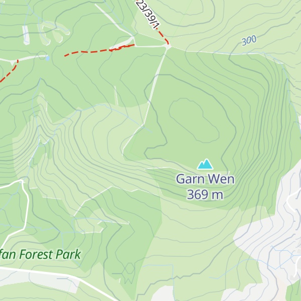 Map of Rhiw Tor Cymry