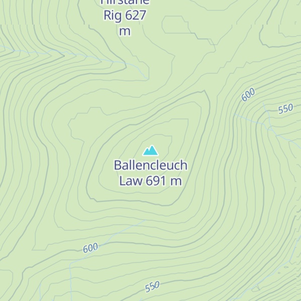Map of Ballencleuch Law