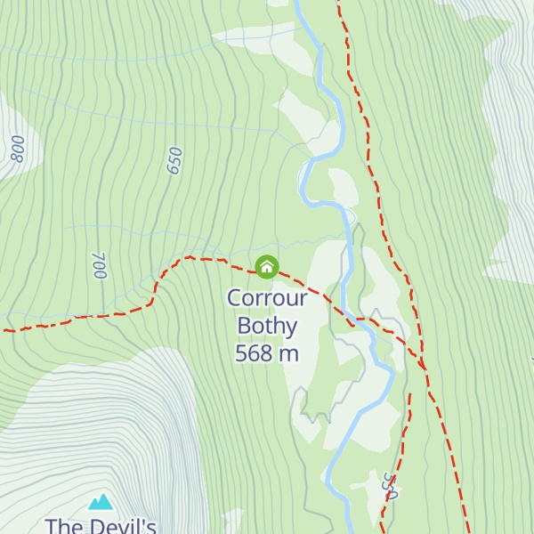 Map of Corrour Bothy