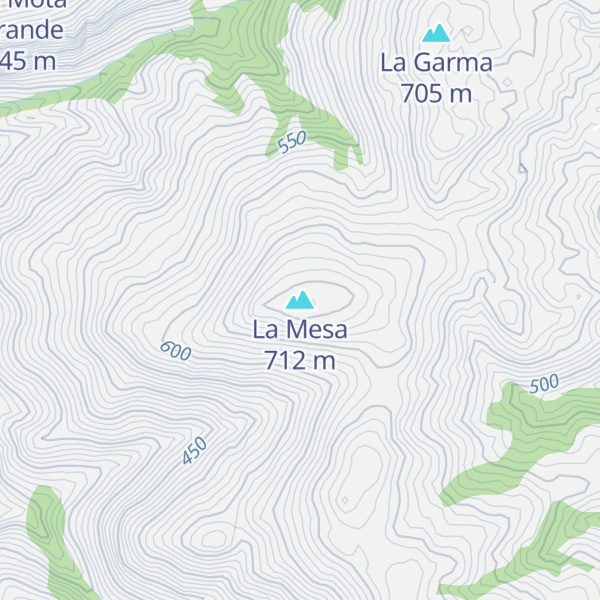 Map of La Mesa