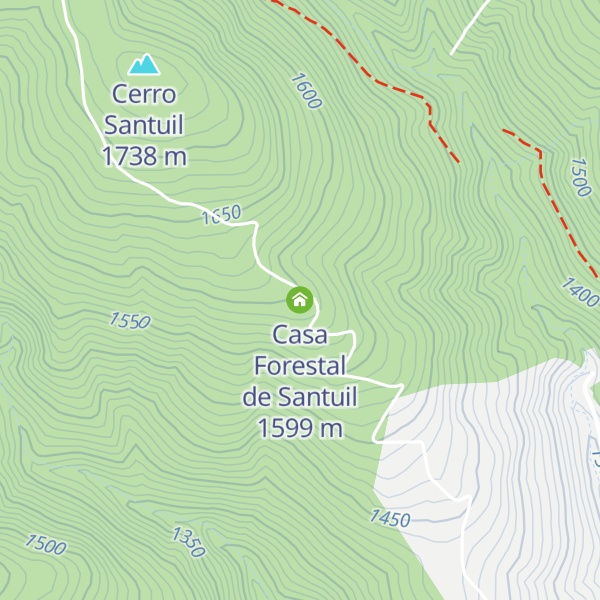 Map of Casa Forestal de Santuil