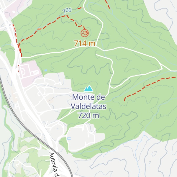 Map of Monte de Valdelatas
