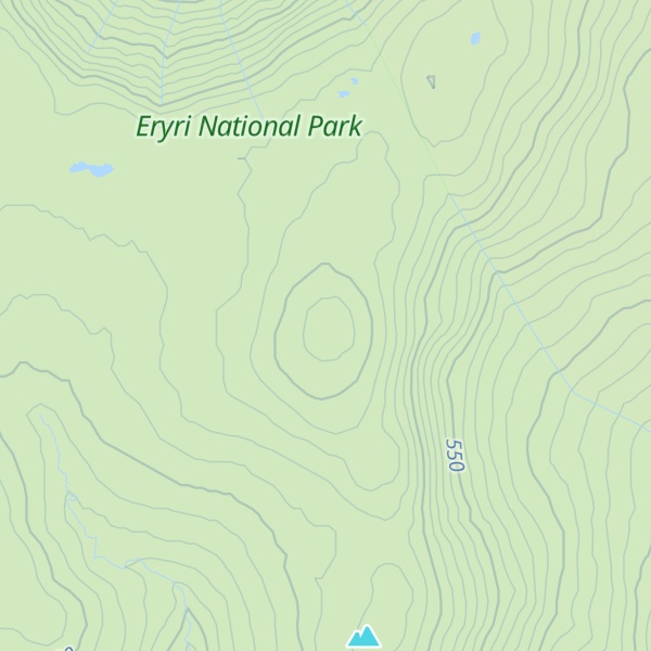 Map of Carnedd y Filiast
