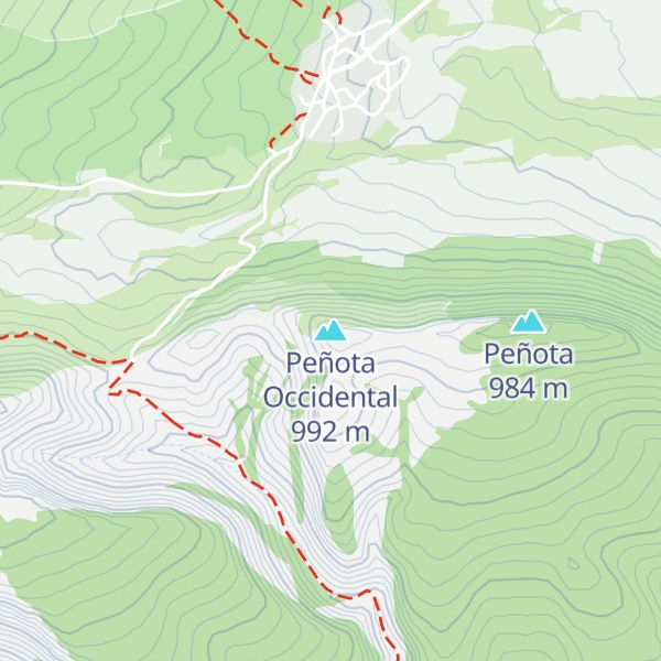 Map of Peñota Occidental