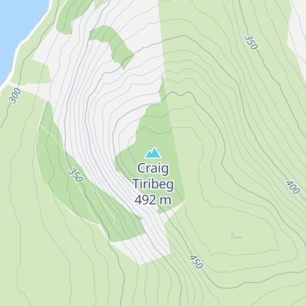 Map of Craig Tiribeg