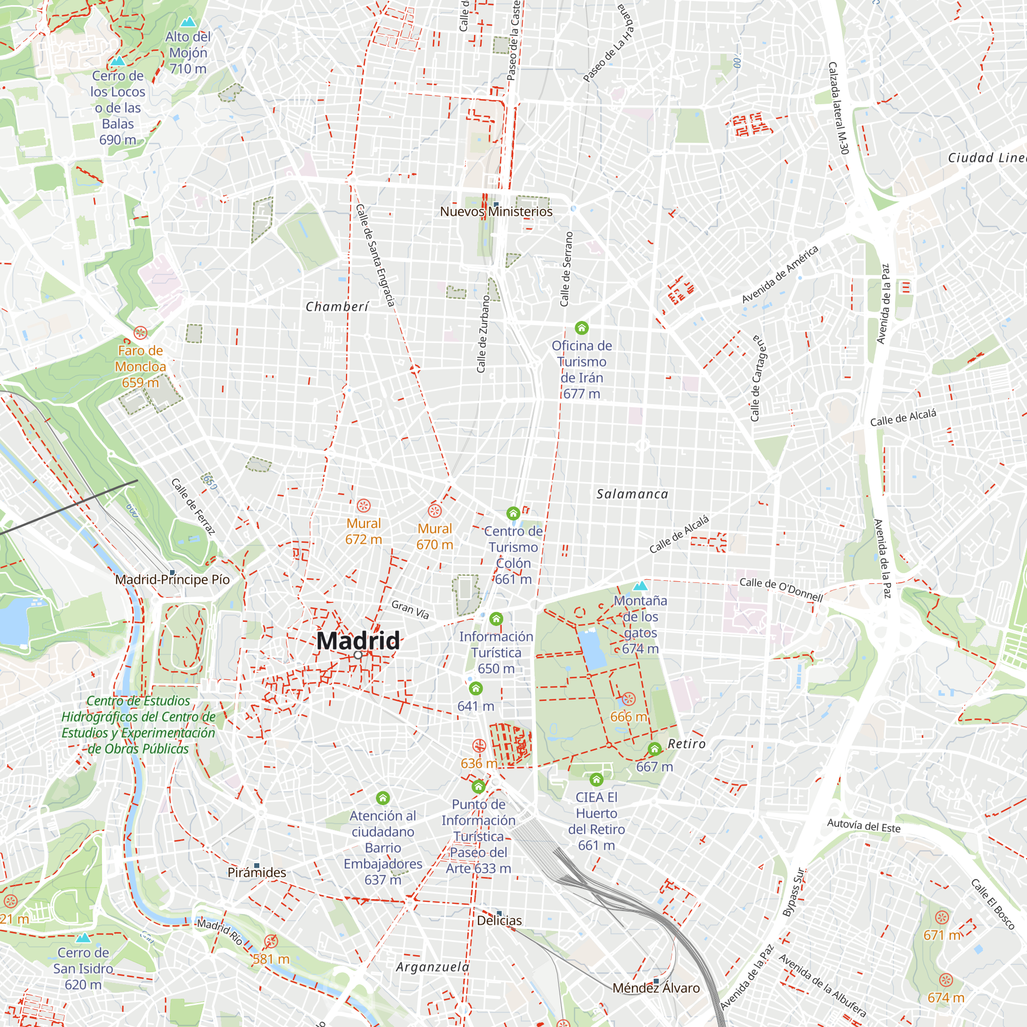 Centro de Turismo Colón map