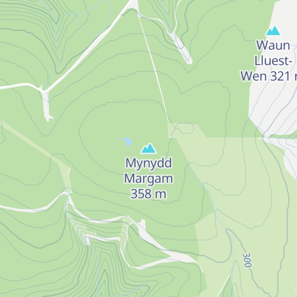 Map of Mynydd Margam