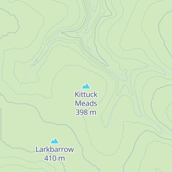 Map of Kittuck Meads