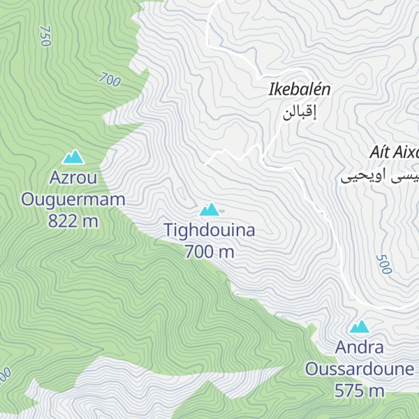 Map of Tighdouina