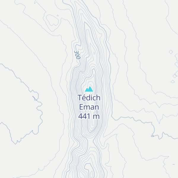 Map of Tédich Eman