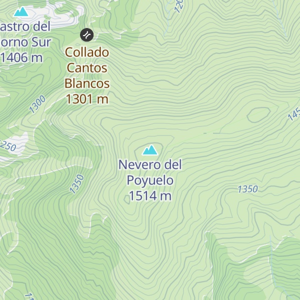 Map of Nevero del Poyuelo