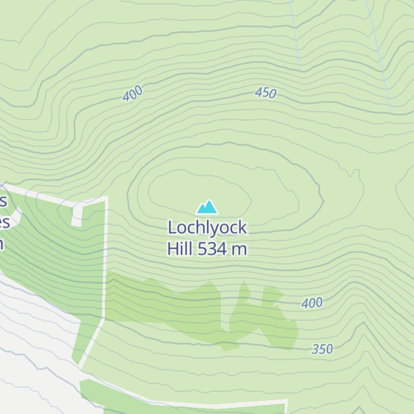 Map of Lochlyock Hill