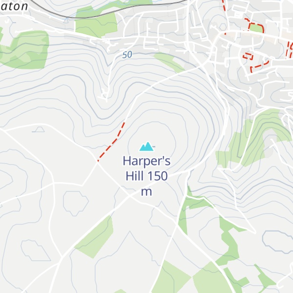 Map of Harper's Hill