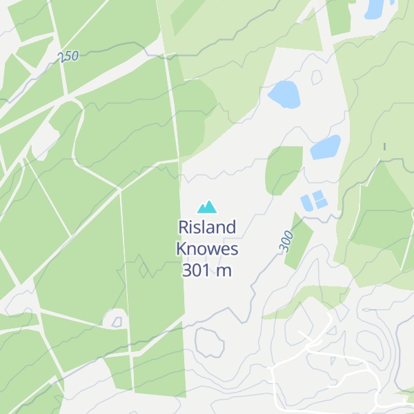 Map of Risland Knowes