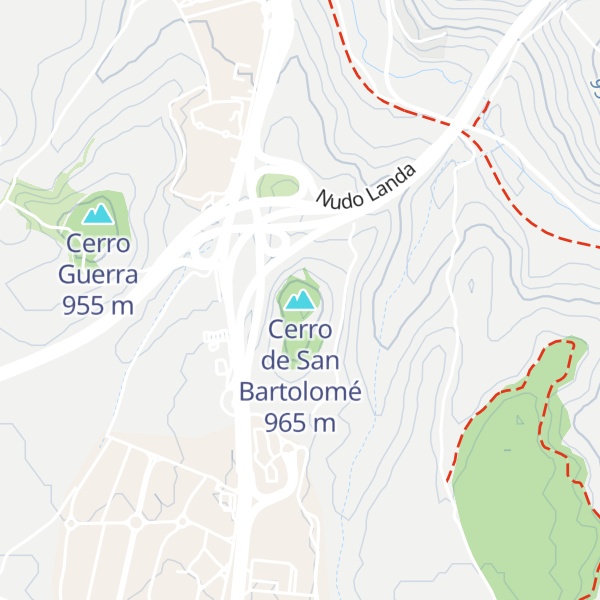 Map of Cerro de San Bartolomé