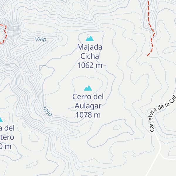 Map of Cerro del Aulagar