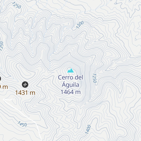 Map of Cerro del Águila