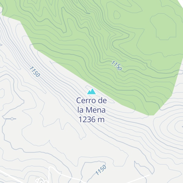 Map of Cerro de la Mena