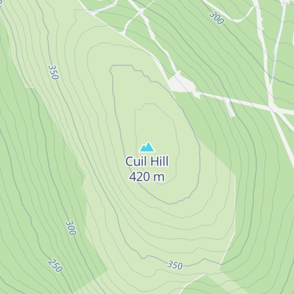 Map of Cuil Hill
