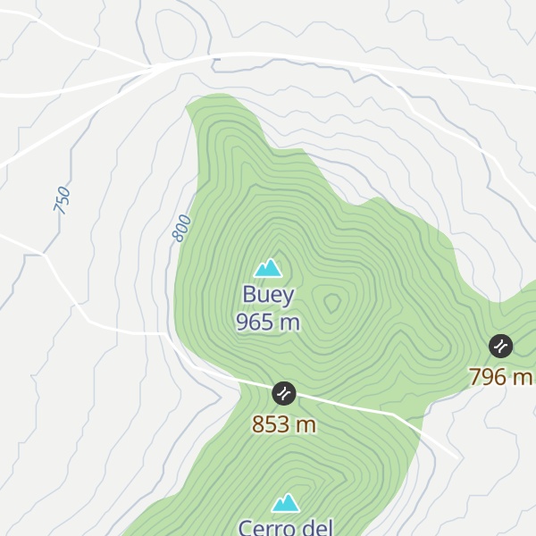 Map of Buey