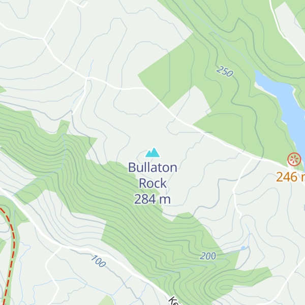 Map of Bullaton Rock